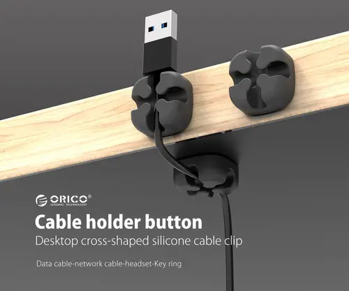 Orico организатор за кабели Cable Management - CBSX-BK - image 4