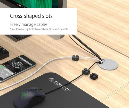 Orico организатор за кабели Cable Management - CBSX-BK - image 7