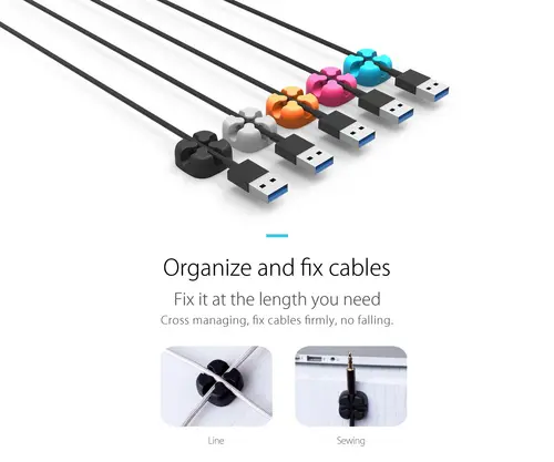 Orico организатор за кабели Cable Management - CBSX-BK - image 8