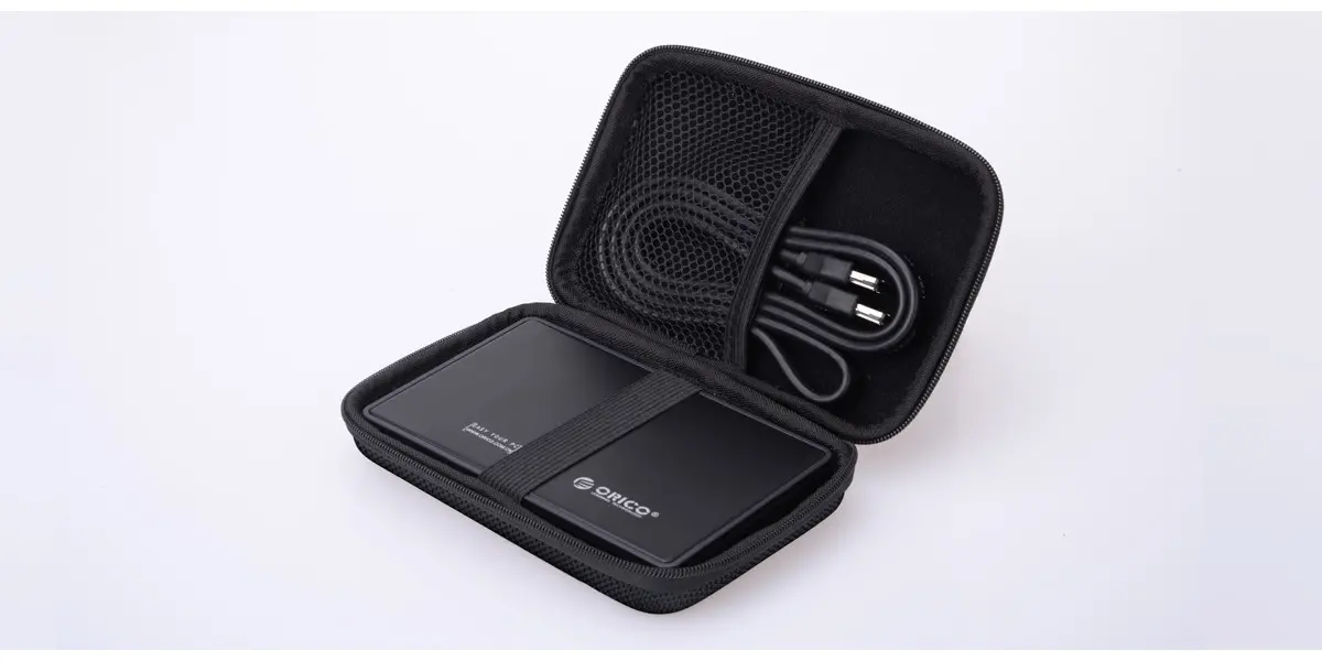 Orico husă pentru hard disk-uri externe Portable Storage Bag - 2.5" negru - PHD-25-BK - image 2