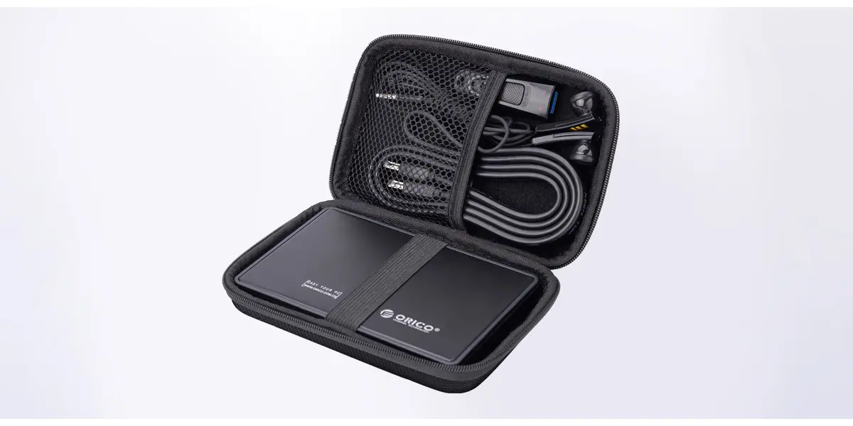 Orico husă pentru hard disk-uri externe Portable Storage Bag - 2.5" negru - PHD-25-BK - image 3