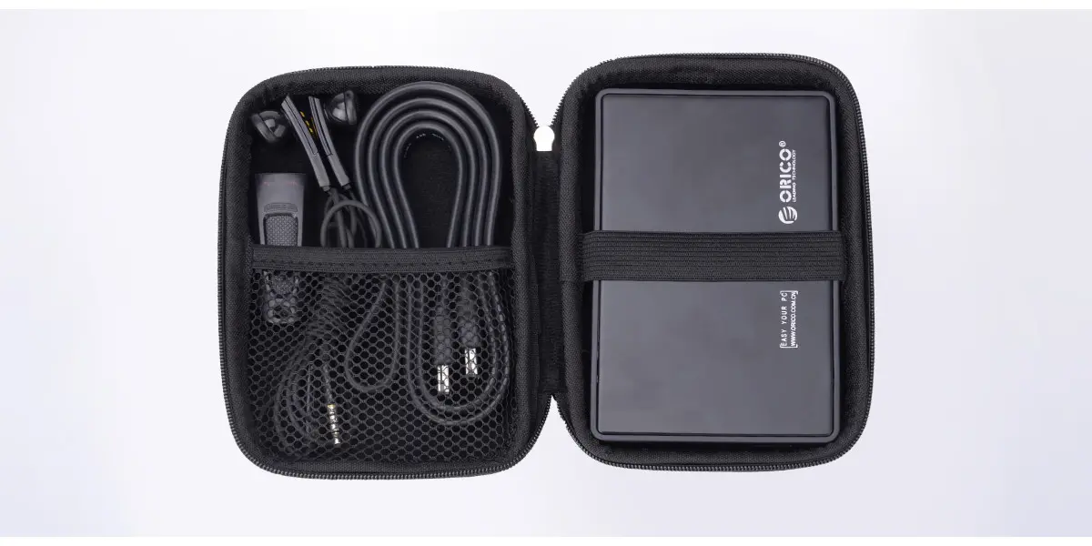 Orico θήκη για εξωτερικούς δίσκους Portable Storage Bag - 2.5" μαύρο - PHD-25-BK - image 4