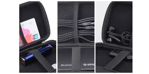 Orico θήκη για εξωτερικούς δίσκους Portable Storage Bag - 2.5" μαύρο - PHD-25-BK - 8