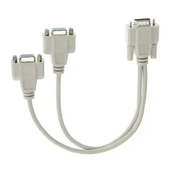 VCom Διαχωριστής VGA HD15 M - 2xHD15 F - CG021-0.2m - 1