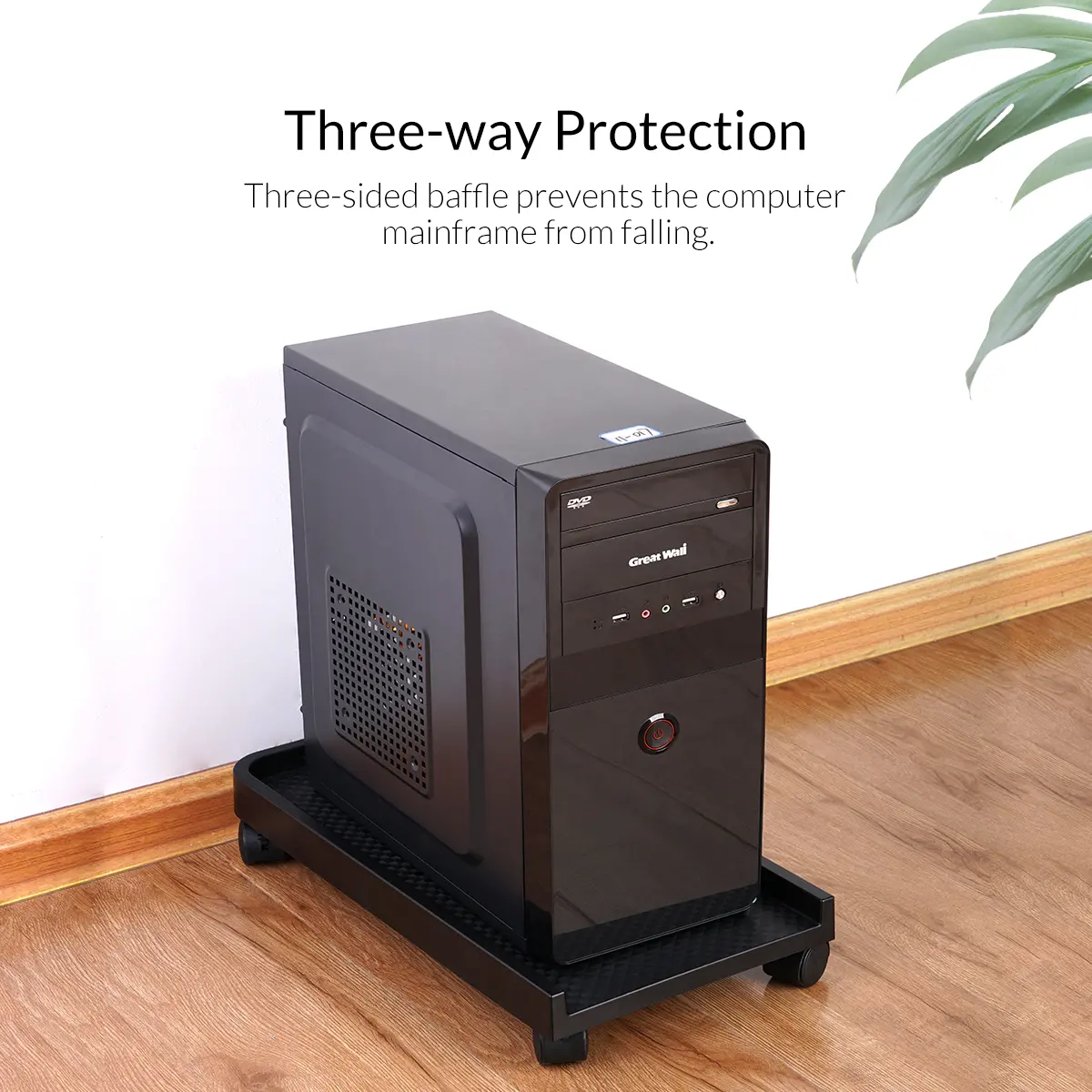 Orico поставка за компютър PC Stand - Computer Bracket - Water Resistant, Black - CPB1-BK - image 7