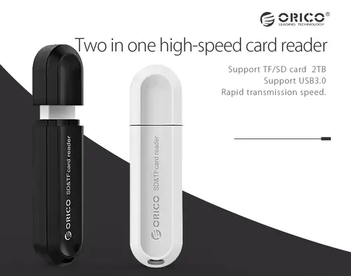 Orico cititor de carduri USB3.0 gri - CRS21-BK - 11