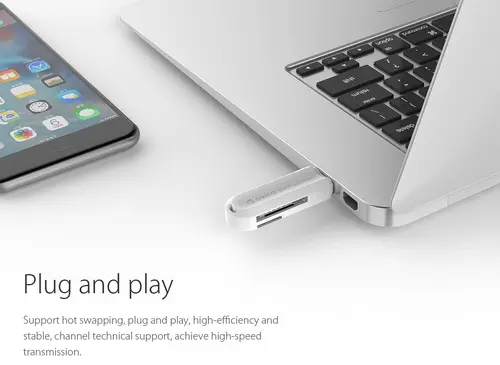 Orico четец на карти Card Reader USB3.0 Gray - CRS21-BK - image 13