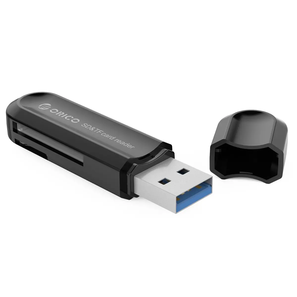 Orico συσκευή ανάγνωσης καρτών USB3.0 γκρι - CRS21-BK - image 6