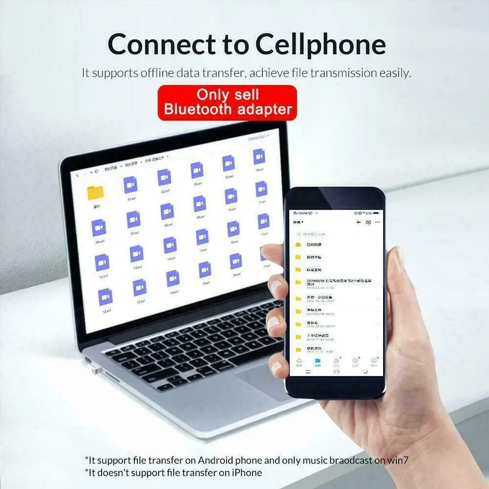 Orico блутут адаптер Bluetooth 5.0 USB adapter, black - BTA-508-BK - image 11