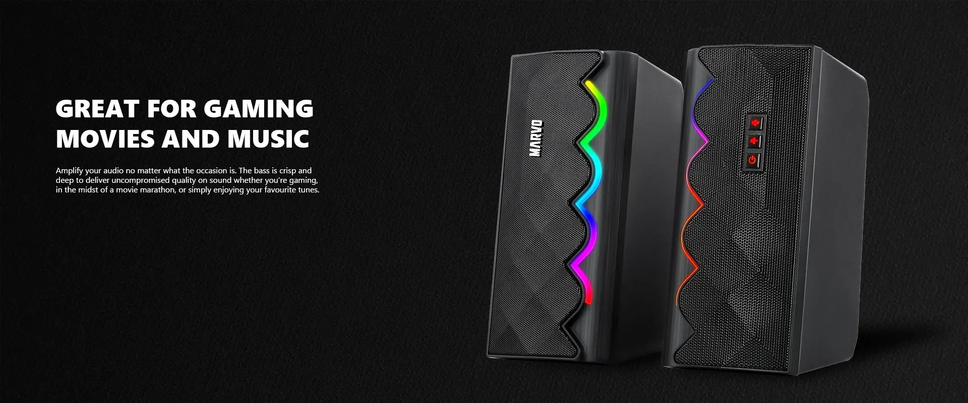Marvo Boxe Gaming 2.0 6W Bluetooth RGB - MARVO-SG-269 - image 5