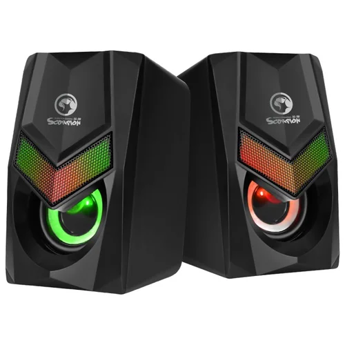 Marvo тонколони Gaming Speakers 2.0 6W Rainbow backlight - MARVO-SG-118 - image 4