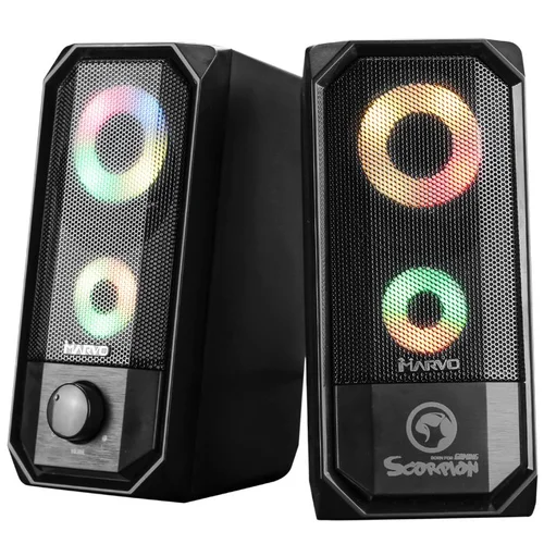 Marvo тонколони Gaming Speakers 2.0 6W RGB - MARVO-SG-265 - image 2