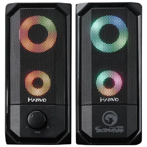 Marvo тонколони Gaming Speakers 2.0 6W RGB - MARVO-SG-265 - image 3