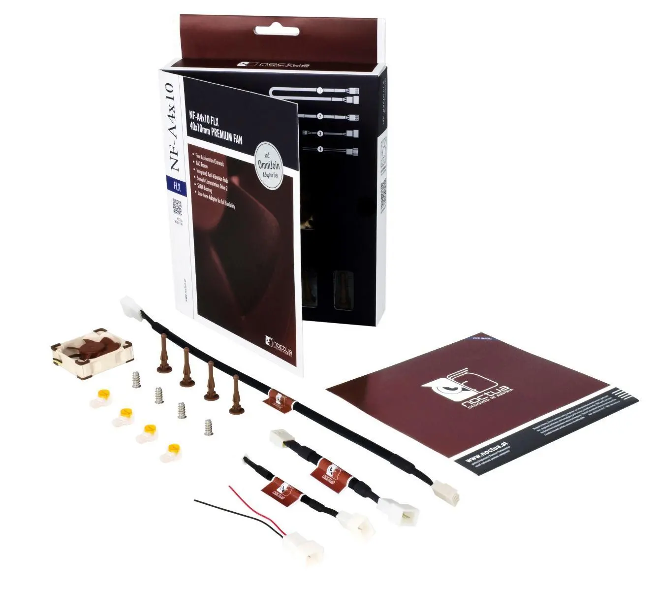 Noctua Вентилатор Fan 40x40x10 4500/3700rpm NF-A4x10 FLX - image 3