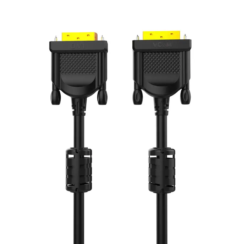 VCom cablu DVI 24+1 Dual Link tată / tată +2 Ferrites - CG442GD-5m - image 1