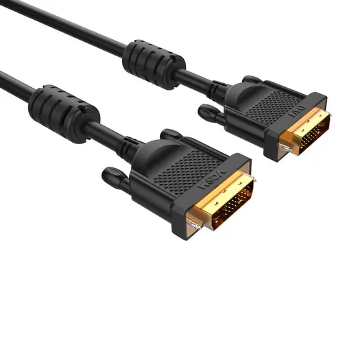 VCom кабел DVI 24+1 Dual Link M / M +2 Ferrites - CG442GD-1.8m - image 2