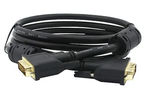 VCom Cablu DVI 24+1 Dual Link M / M +2 ferite - CG441GD-1.8m - 1