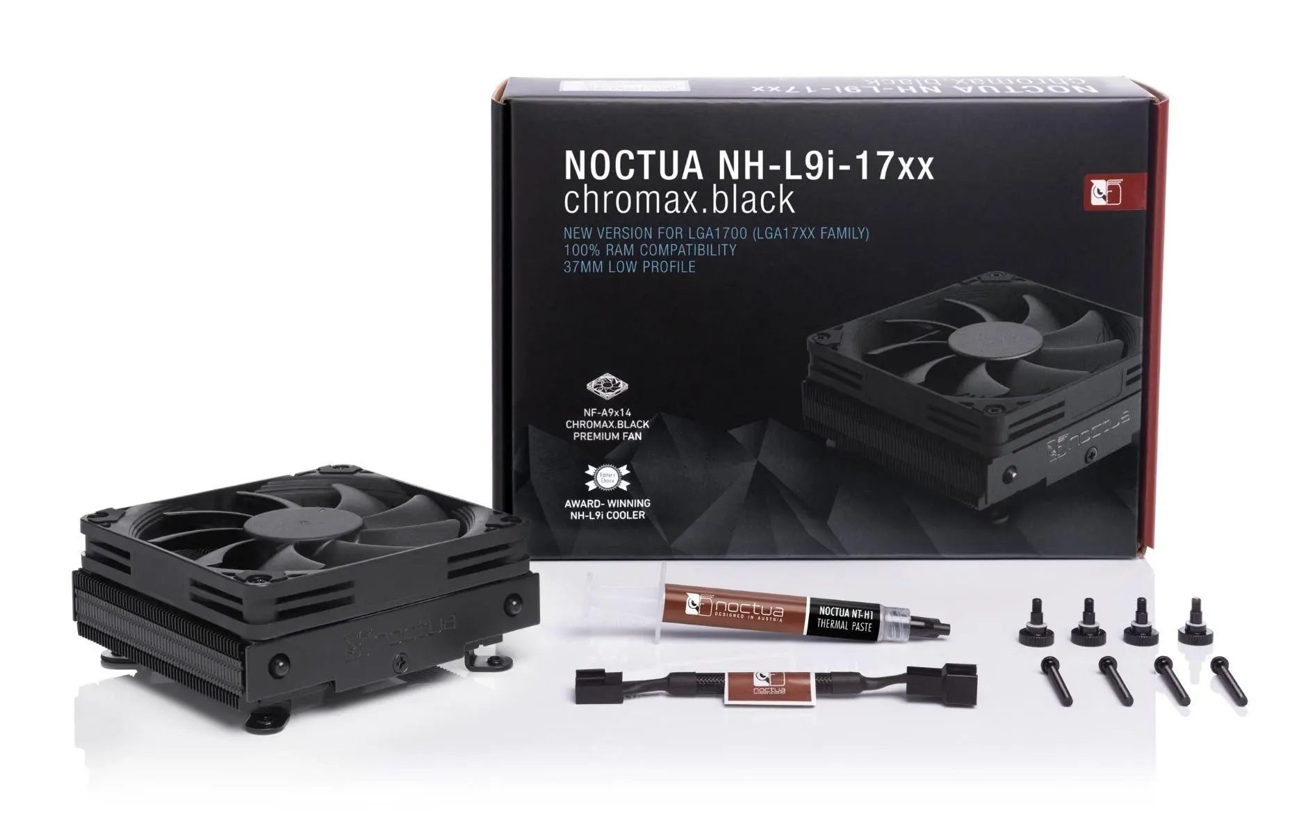 Noctua Охлаждане CPU Cooler NH-L9i-17xx CHROMAX.BLACK - image 3