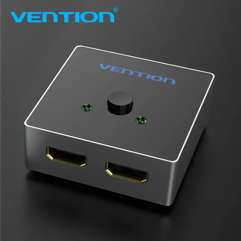 Vention Разклонител превключвател HDMI 2.0 Switcher/Splitter 2-Port Bi-Direction - Grey Aluminium - AFLH0 - image 14