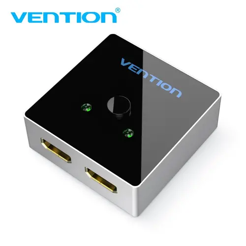 Vention Διακλαδωτής μεταγωγέας HDMI 2.0 Switcher/Splitter 2 θυρών αμφίδρομος - γκρι αλουμίνιο - AFLH0 - 1