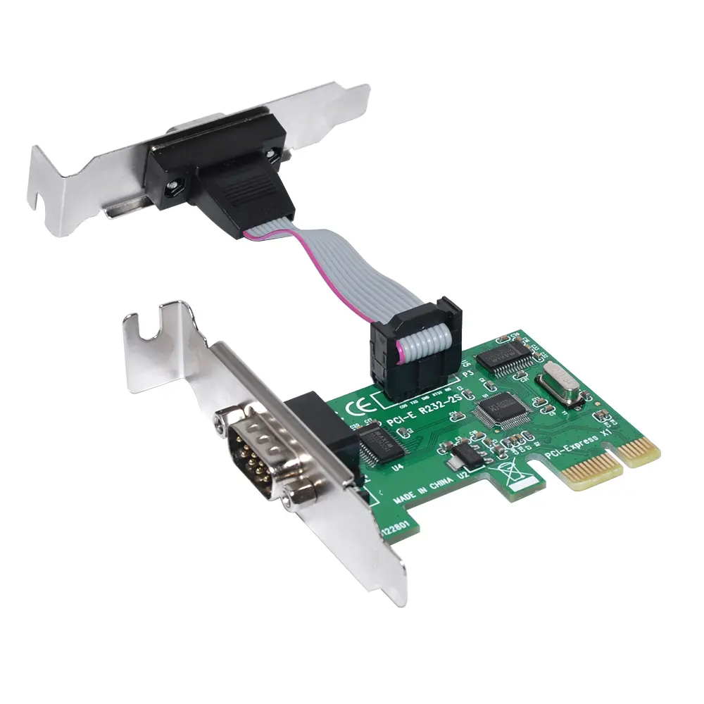 Makki κάρτα χαμηλού προφίλ Low Profile PCI-E σε 2 x θύρα Serial - MAKKI-PCIE-SERIAL-LP
