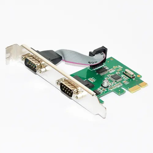 Makki placă PCI-E cu 2 x porturi Serial - MAKKI-PCIE-2XSERIAL-V1 - 1