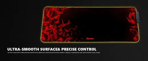 Marvo светеща подложка за мишка Gaming Mousepad MG011- Size XL, RGB, USB hub - image 5