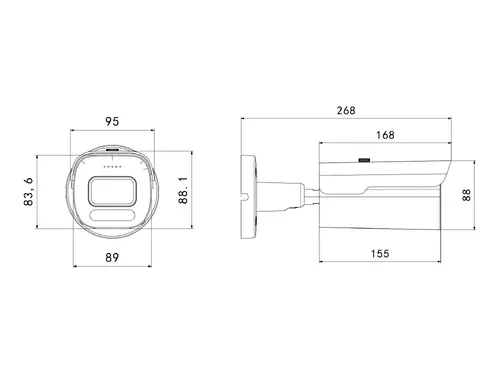 Longse IP Bullet - 4k 8MP, Starlight, 5X Motor Zoom 2.7-13.5mm, POE, Mic, AI - BMMB5XRL800WH-POE-MIC - image 3