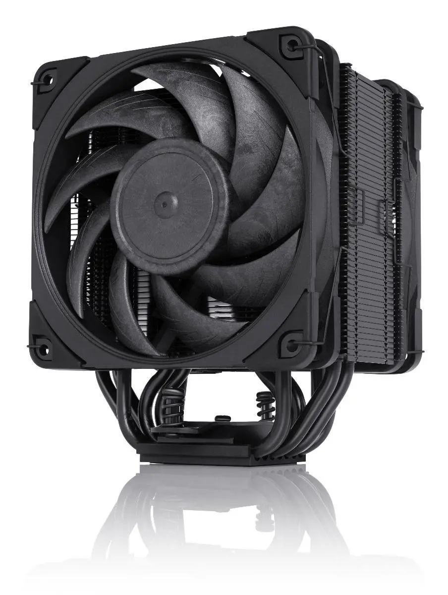 Noctua ψύκτρα CPU Cooler NH-U12A chromax.black με διπλούς ανεμιστήρες - LGA1700/2066/1200/AMD
