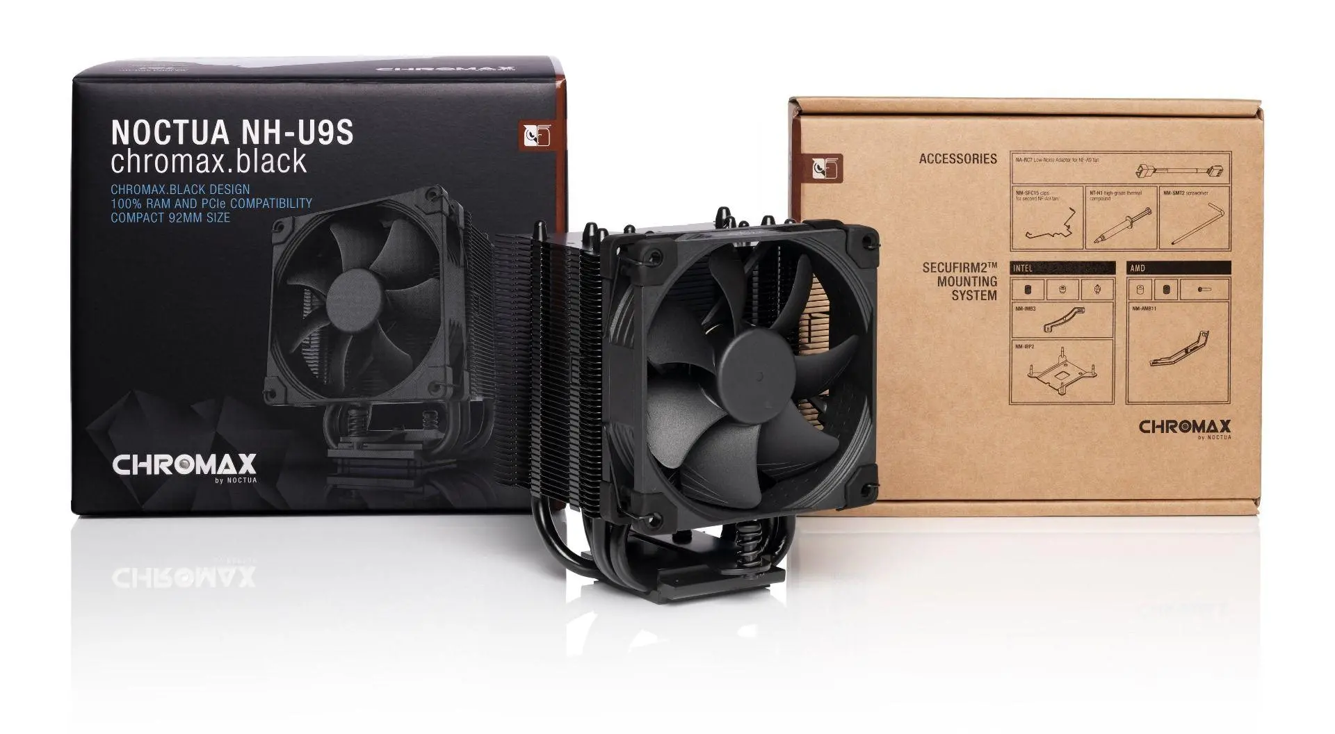 Noctua Охлаждане CPU Cooler NH-U9S chromax.black - image 3