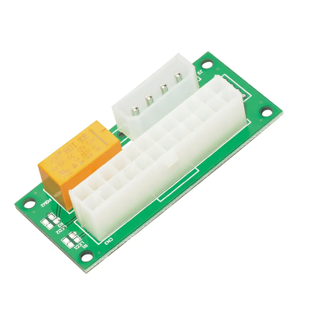Makki Συγχρονιστής δύο τροφοδοτικών Mining ATX 24Pin to Molex 4Pin Dual PSU Power Supply Sync Starter - MAKKI-ADD2PSU