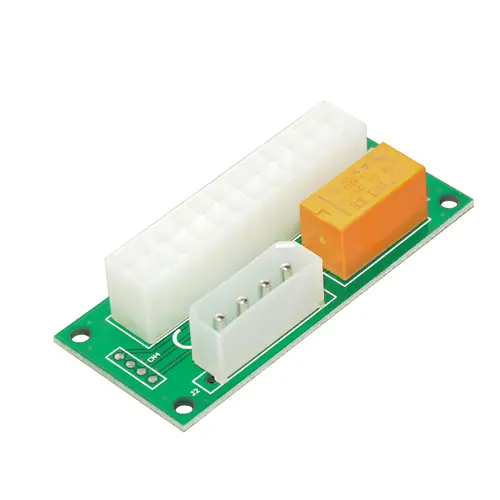 Makki Συγχρονιστής δύο τροφοδοτικών Mining ATX 24Pin to Molex 4Pin Dual PSU Power Supply Sync Starter - MAKKI-ADD2PSU - 2