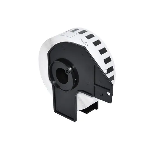 Makki etichete compatibile Brother DK-22210 - Rolă bandă de hârtie albă cu lungime continuă 29mm x 30.48m, Negru pe alb - MK-DK-22210 - 2