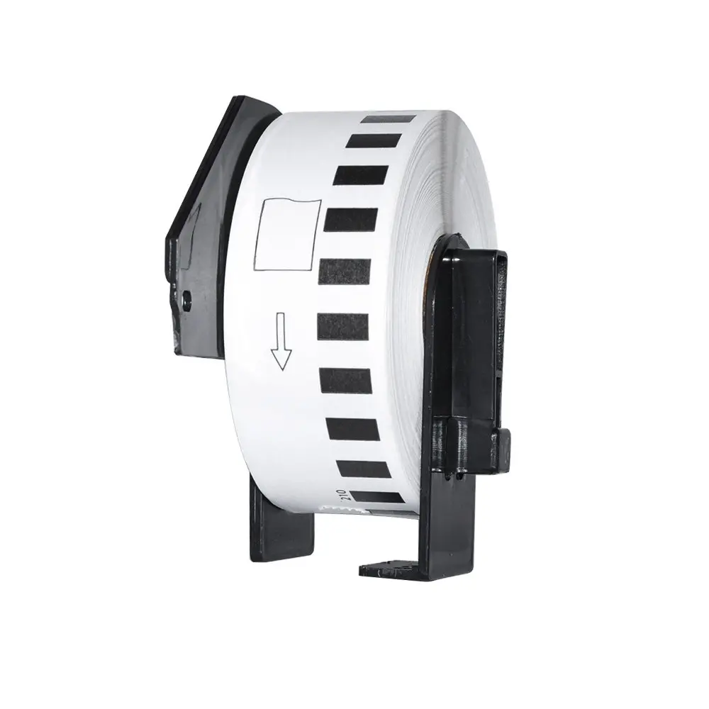 Makki συμβατές ετικέτες Brother DK-22210 - Ρολό Λευκή Συνεχής Χαρτοταινία 29mm x 30.48m, Μαύρο σε λευκό - MK-DK-22210 - image 4