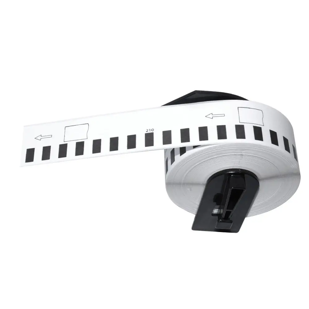 Makki etichete compatibile Brother DK-22210 - Rolă bandă de hârtie albă cu lungime continuă 29mm x 30.48m, Negru pe alb - MK-DK-22210 - image 5