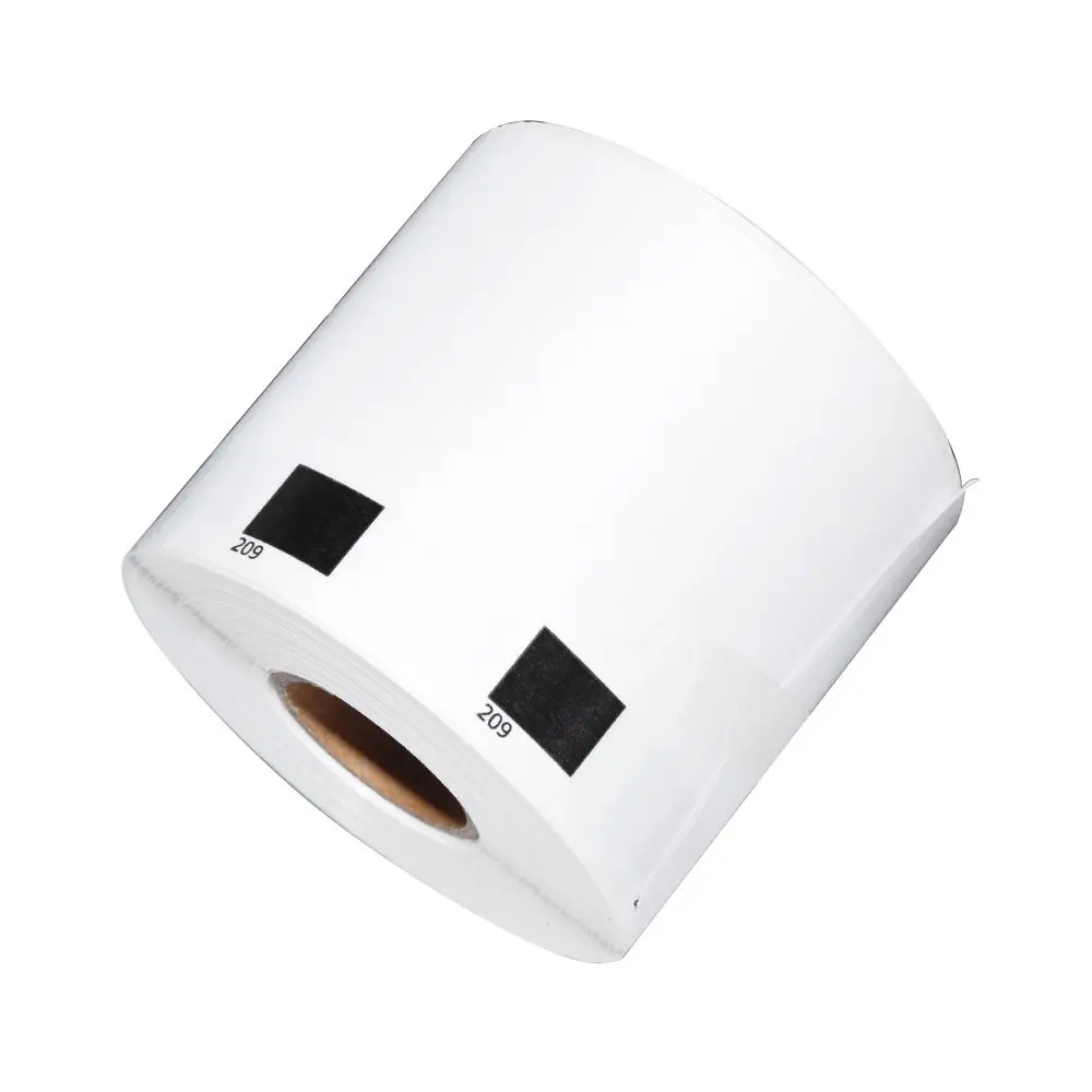 Makki etichete compatibile Brother DK-11209 DOAR RULOU - Etichete mici de hârtie pentru adrese, 29mmx62mm, 800 etichete pe rolă, Negru pe alb - image 3