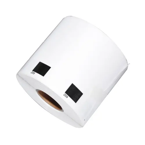 Makki etichete compatibile Brother DK-11209 DOAR RULOU - Etichete mici de hârtie pentru adrese, 29mmx62mm, 800 etichete pe rolă, Negru pe alb - 4