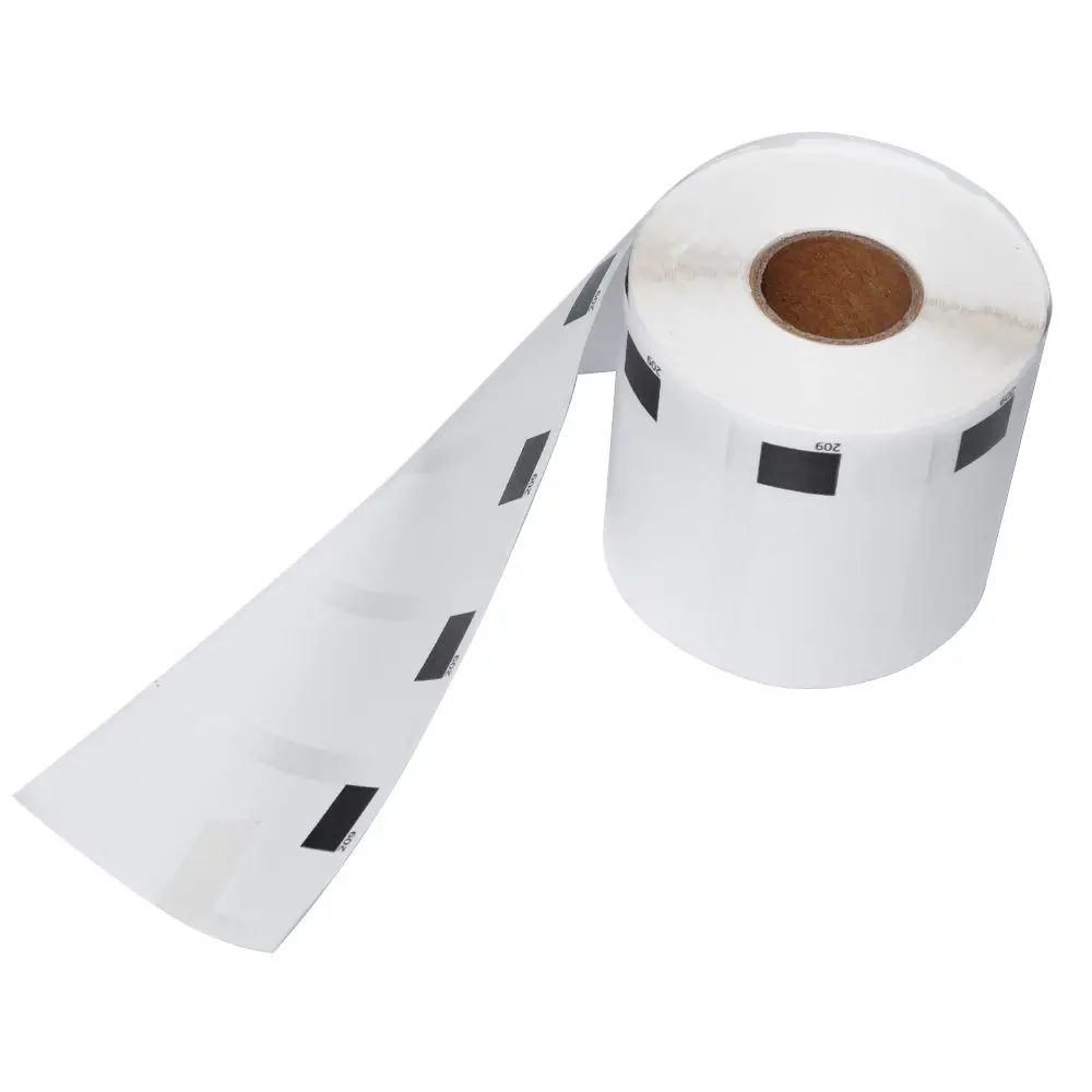 Makki etichete compatibile Brother DK-11209 DOAR RULOU - Etichete mici de hârtie pentru adrese, 29mmx62mm, 800 etichete pe rolă, Negru pe alb - image 5