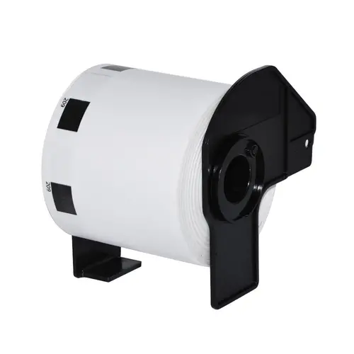 Makki συμβατικές ετικέτες Brother DK-11209 - Small Address Paper Labels, 29mmx62mm, 800 ετικέτες ανά ρολό, μαύρο σε λευκό - MK-DK-11209 - 3