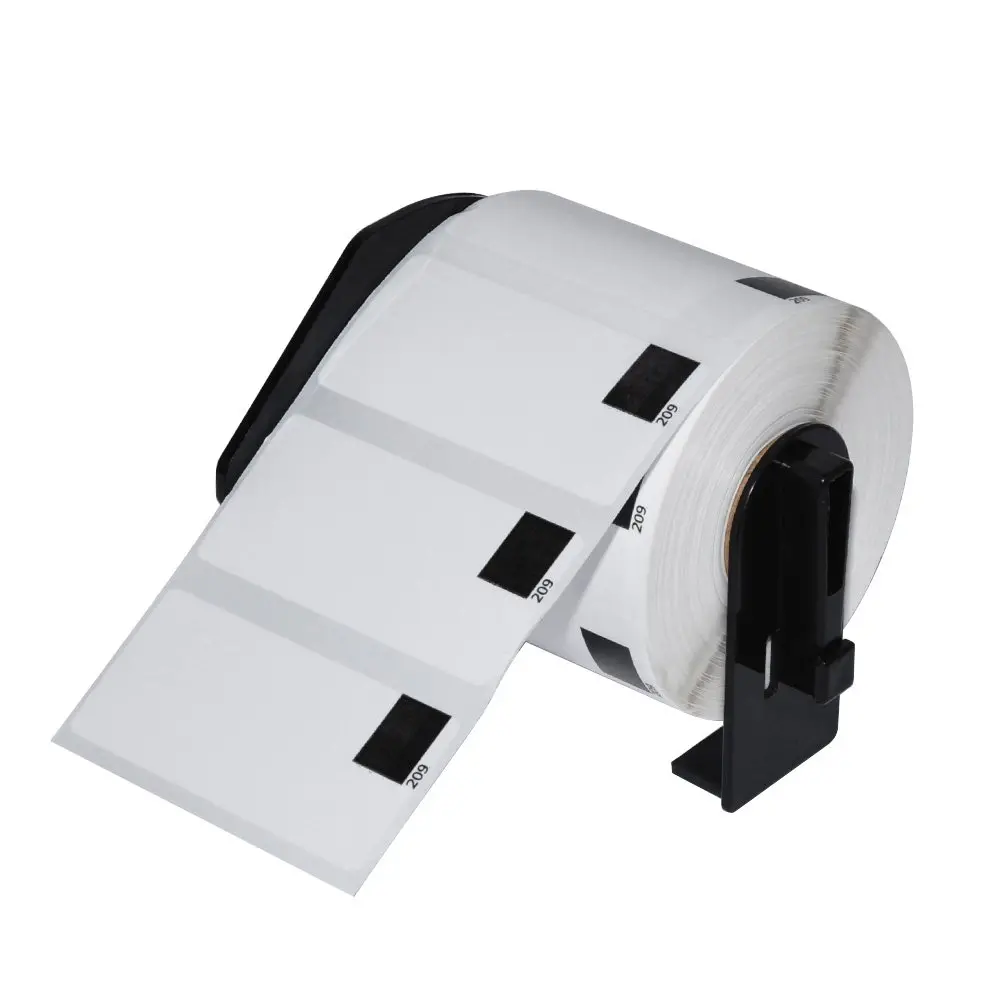 Makki συμβατικές ετικέτες Brother DK-11209 - Small Address Paper Labels, 29mmx62mm, 800 ετικέτες ανά ρολό, μαύρο σε λευκό - MK-DK-11209 - image 5