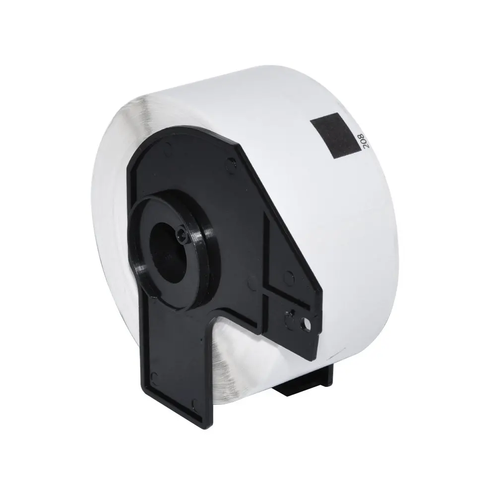 Makki etichete compatibile Brother DK-11208 - Etichete mari de hârtie pentru adrese, 38mmx90mm, 400 de etichete pe rolă, negru pe alb - MK-DK-11208 - image 1