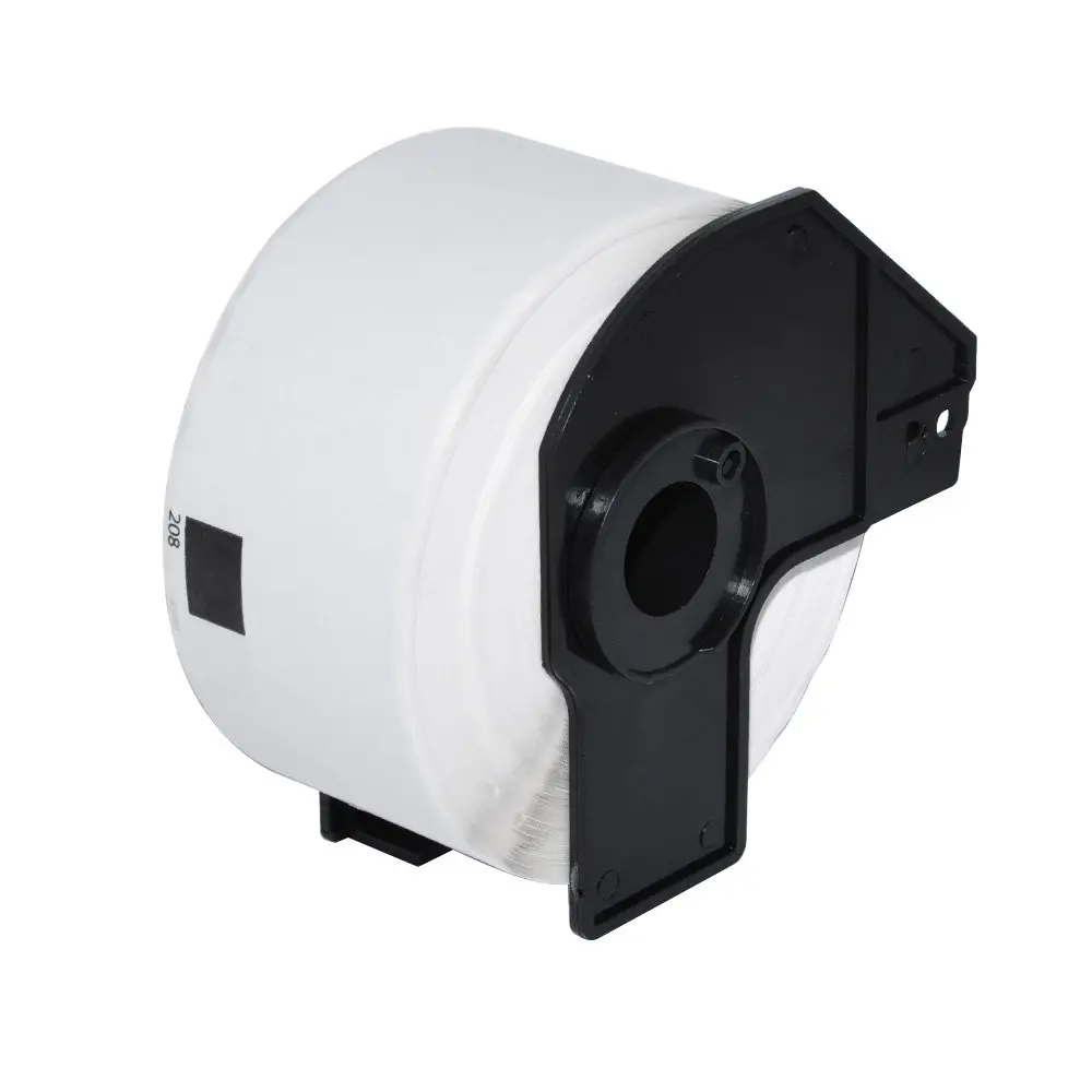 Makki etichete compatibile Brother DK-11208 - Etichete mari de hârtie pentru adrese, 38mmx90mm, 400 de etichete pe rolă, negru pe alb - MK-DK-11208 - image 2