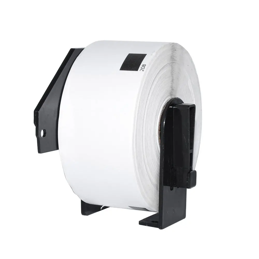 Makki etichete compatibile Brother DK-11208 - Etichete mari de hârtie pentru adrese, 38mmx90mm, 400 de etichete pe rolă, negru pe alb - MK-DK-11208 - image 4