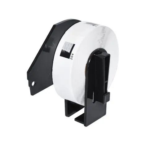 Makki συμβατές ετικέτες Brother DK-11204 - Ετικέτες γενικής χρήσης, 17mmx54mm, 400 ετικέτες ανά ρολό, μαύρο σε λευκό - MK-DK-11204 - 1