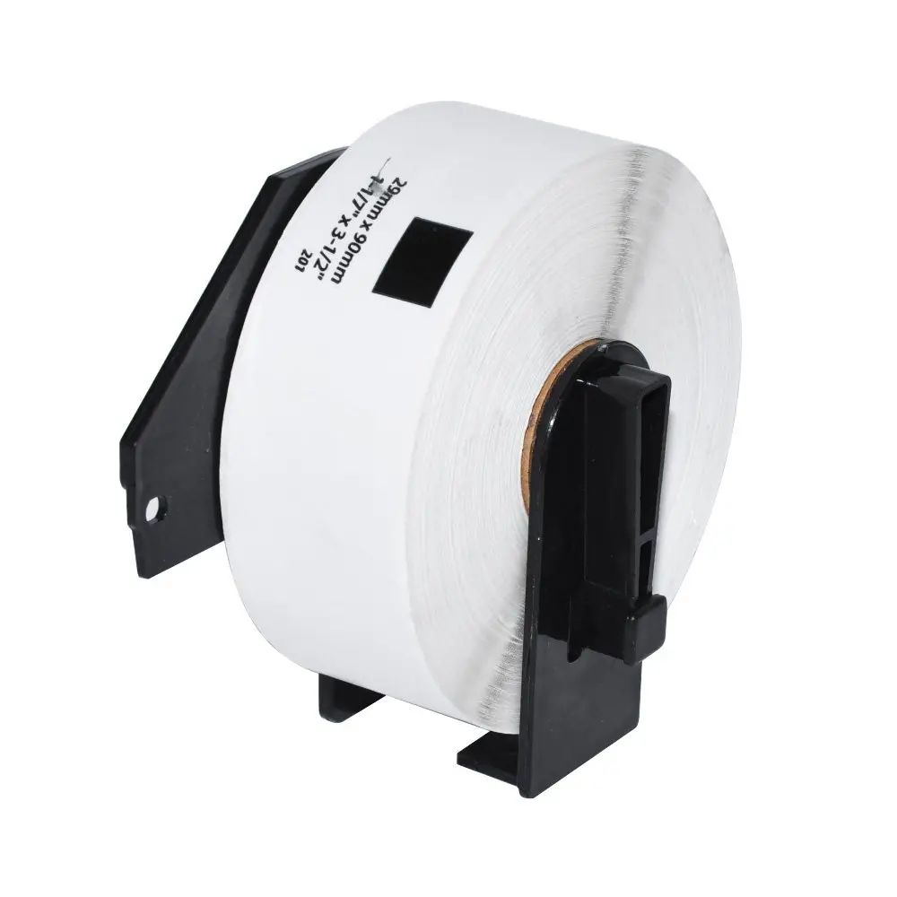 Makki etichete compatibile Brother DK-11201 - Rolă etichete standard pentru adrese, 29mmx90mm, 400 de etichete pe rolă, Negru pe alb - MK-DK-11201