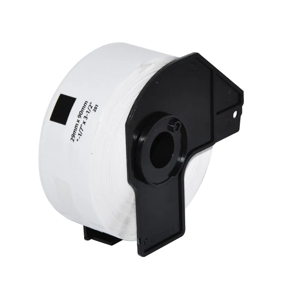 Makki συμβατές ετικέτες Brother DK-11201 - Ρολό τυπικές ετικέτες διευθύνσεων, 29mmx90mm, 400 ετικέτες ανά ρολό, Μαύρο σε λευκό - MK-DK-11201 - image 3