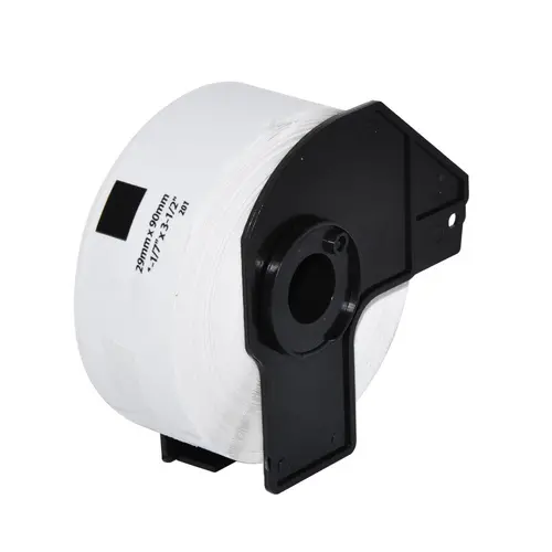 Makki etichete compatibile Brother DK-11201 - Rolă etichete standard pentru adrese, 29mmx90mm, 400 de etichete pe rolă, Negru pe alb - MK-DK-11201 - 4