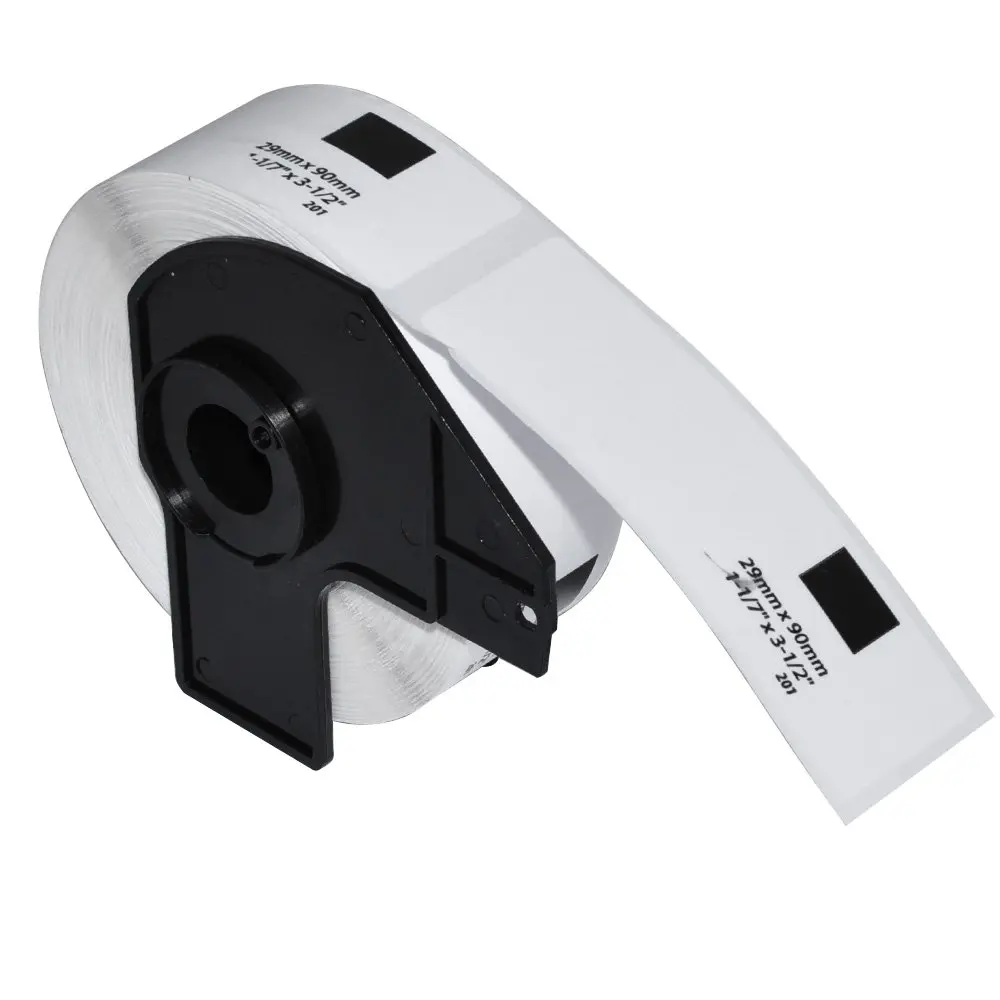 Makki συμβατές ετικέτες Brother DK-11201 - Ρολό τυπικές ετικέτες διευθύνσεων, 29mmx90mm, 400 ετικέτες ανά ρολό, Μαύρο σε λευκό - MK-DK-11201 - image 4