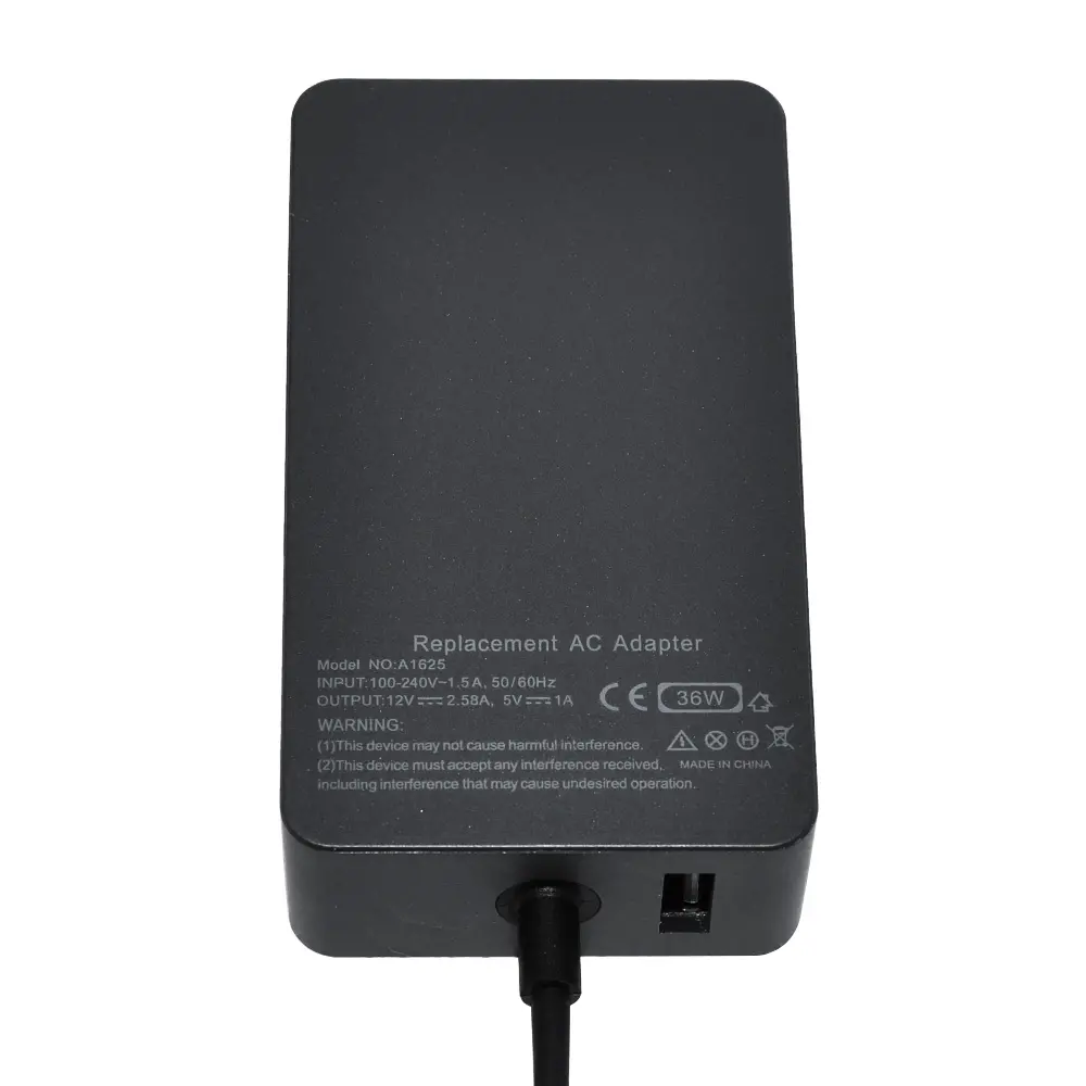 Makki зарядно за лаптоп заместител Laptop Adapter Microsoft Surface - 12V 2.58A 36W + USB 5V/1A - MAKKI-NA-MS-50 - image 4