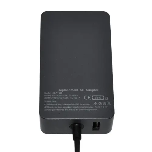 Makki зарядно за лаптоп заместител Laptop Adapter Microsoft Surface - 12V 2.58A 36W + USB 5V/1A - MAKKI-NA-MS-50 - image 4